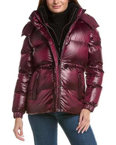 Pajar Puffer Jacket In Burgundy