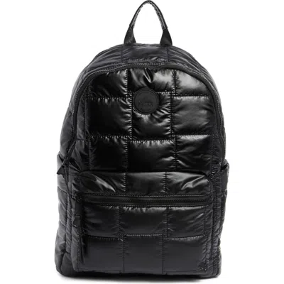 Pajar Quilted Nylon Backpack In Black