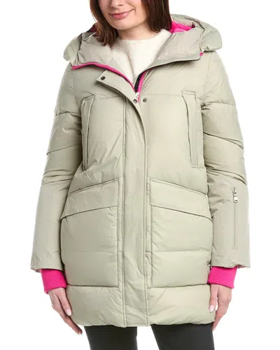 Pajar Quilted Puffer Parka In Gray