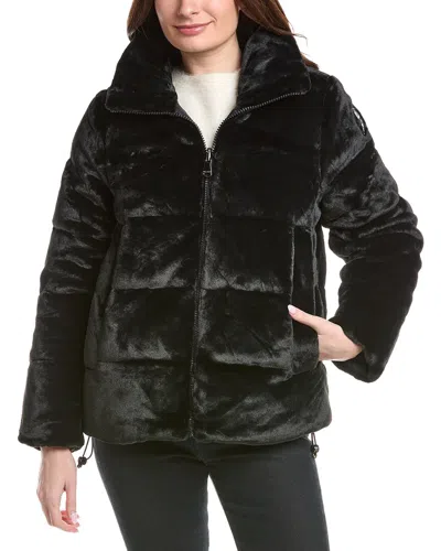 Pajar Reversible Puffer Down Coat In Black