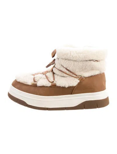 Pre-owned Pajar Rubber Snow Boots In Brown