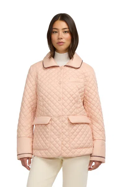 Pajar Selene Lightweight Jacket With Hidden Hood In Think Pink