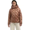 Pajar Skylynn Diamond Quilted Boxy Puffer Jacket In Brown
