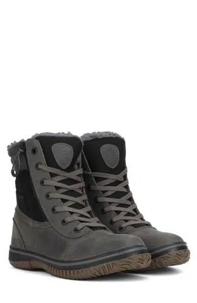 Pajar Trooper 3.0 Waterproof Faux Shearling Lined Insulated Boot In Black