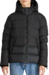 Pajar Valby Water Repellent Mixed Media 550 Fill Power Down Jacket In Black