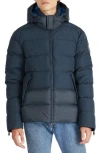 Pajar Valby Water Repellent Mixed Media 550 Fill Power Down Jacket In Navy