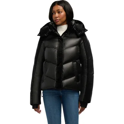 Pajar Violet Midweight Puffer Jacket In Black