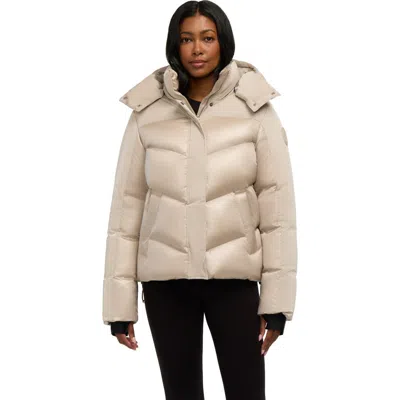Pajar Violet Midweight Puffer Jacket In Champagne