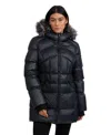 Pajar Women's Ares Fixed Hood Puffer With Fixed Bib In Black