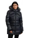 Pajar Women's Ares Fixed Hood Puffer With Fixed Bib In Black