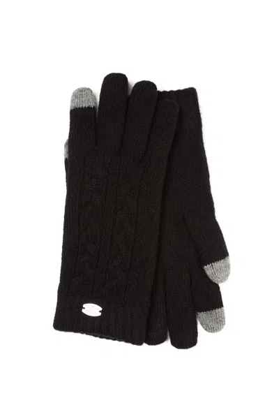 Pajar Women's Casey Cable Knit Glove In Black