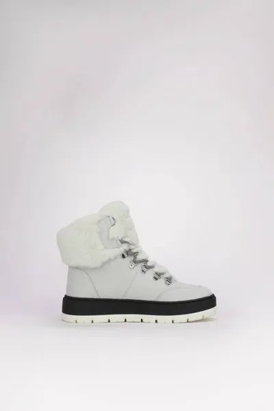 Pajar Women's Chalet Faux Fur Trimmed Leather Boots In White In Multi