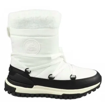 Pajar Women's Fumi Winter Boots In White/black In Multi