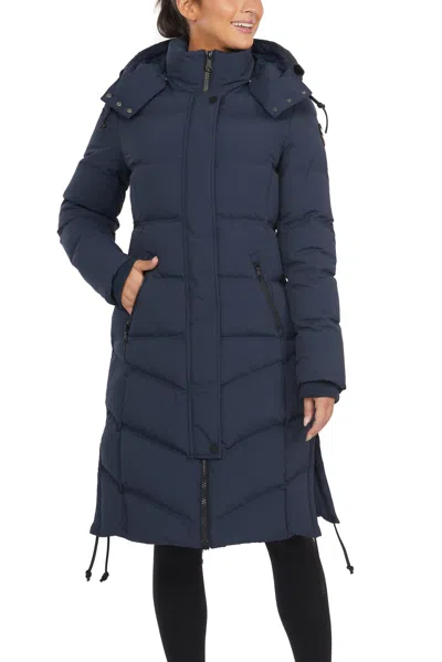Pajar Women's Iris Seam-sealed Packable Raincoat In Blue