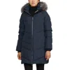 Pajar Women's January Down Chevron Puffer With Detachable Hood Fur In Multi