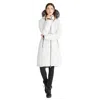 Pajar Jupiter Stretch Long Quilted Puffer In Silver