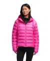 Pajar Kateri Light Weight Boxy Puffer In Pink Glow
