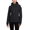 Pajar Women's London Packable Mixed-quilt Rain Jacket In Black
