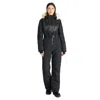 Pajar Women's Pearl Belted Mixed Media Ski Jumpsuit In Black
