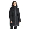 Pajar Rimi Mid Length Parka With Fixed Hood In Black