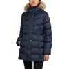 Pajar Roxy Quilted Puffer With Detachable Faux Fur Trim In Multi