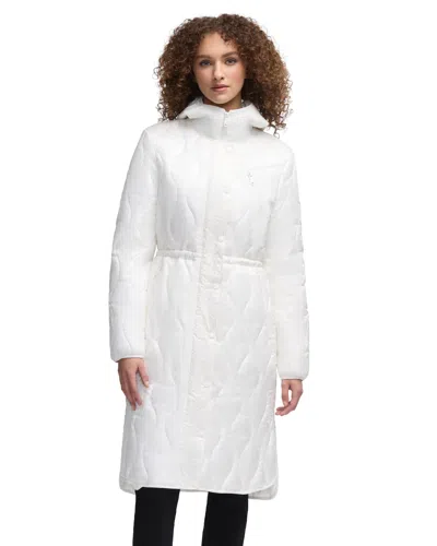 Pajar Women's Sterling Onion Quilted Longline Anorak In White