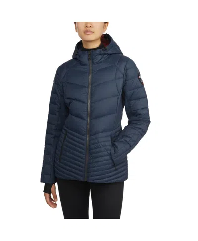 Pajar Women's Sunnybrooke Light Weight Core Fit Puffer In Navy