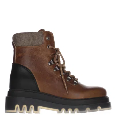 Pajar Women's Vienna Lace-up Boots In Taupe In Brown