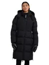 Pajar Zaniah Long Channel Quilted Puffer In Black