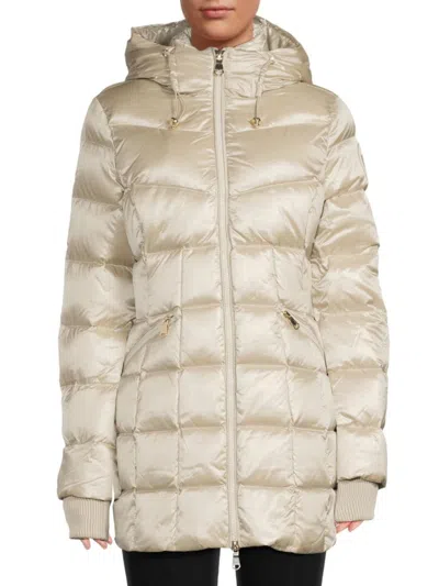 Pajar Women's Zola Hooded Down Puffer Coat In Neutral