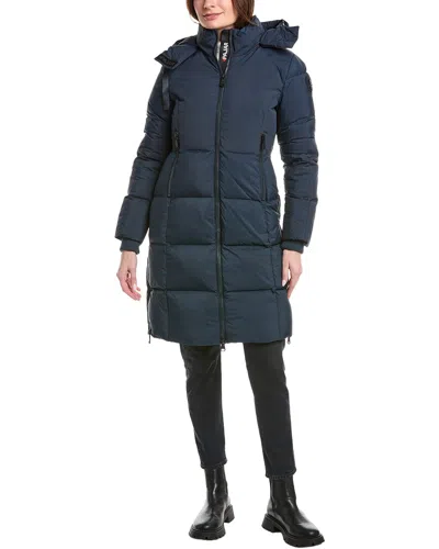 Pajar Zaniah Quilted Down Coat In Blue