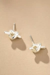 Pajarolimon Mini Twist Post Earrings In Silver