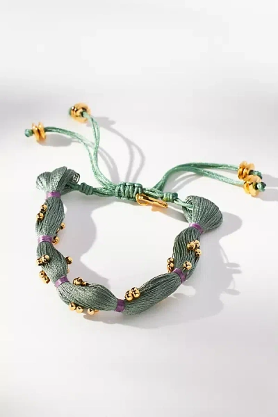 Pajarolimon Siara Thread Bracelet In Green
