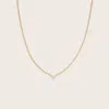 Pajure 14k Gold Lab Grown Diamond Triplet Pendant Necklace In Gold