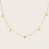 Pajure 18k Gold Vermeil Baguette Cz Charm Necklace In Gold