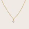 Pajure 14k Yellow Gold Round 2.7mm Lab Grown Diamond Pendant Necklace In Gold