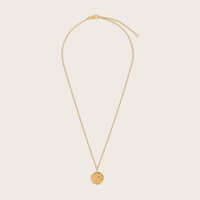 Pajure 18k Gold Vermeil Sagittarius Zodiac Necklace With Sapphire Crystal