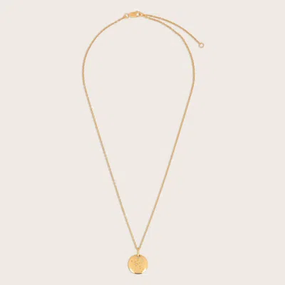 Pajure 18k Gold Vermeil Taurus Zodiac Necklace With Sapphire Crystal