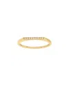 Pajure Fine Jewelry 14k 0.05 Ct. Tw. Lab-grown Diamond Bar Ring