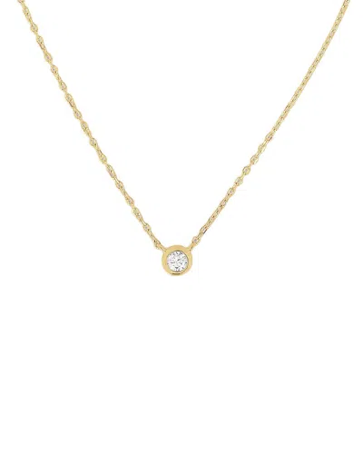 PAJURE FINE JEWELRY PAJURE FINE JEWELRY 14K 0.06 CT. TW. LAB-GROWN DIAMOND PENDANT NECKLACE