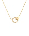 Pajure Fine Jewelry 14k 0.10 Ct. Tw. Lab-grown Diamond Circle Pendant Necklace