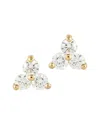 Pajure Fine Jewelry 14k 0.24 Ct. Tw. Lab-grown Diamond Triplet Studs
