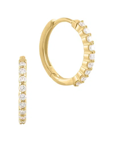 PAJURE FINE JEWELRY PAJURE FINE JEWELRY 14K 0.27 CT. TW. LAB-GROWN DIAMOND HUGGIE HOOPS