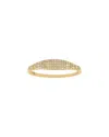 Pajure Fine Jewelry 14k 0.45 Ct. Tw. Lab-grown Diamond Thin Dome Ring