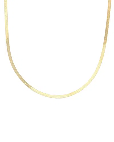 Pajure Fine Jewelry 14k Herringbone Chain Necklace In Gold