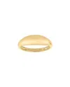 Pajure Fine Jewelry 14k Thin Dome Ring
