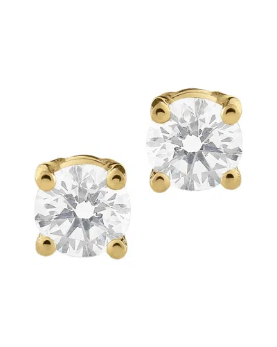 Pajure Fine Jewelry 18k 1.00 Ct. Tw. Lab-grown Diamond Studs In Gold