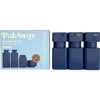 Pakaway Starter Jet Set Of 3 Travel-size Bottles In Blue