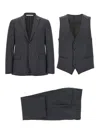 Pal Zileri Three Piece Linea Cerimonia Suit Set In Gray