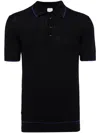 Pal Zileri 3d-knitted Polo Shirt In Blue